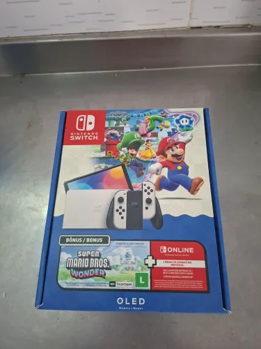Nintendo Switch OLED Lacrado + Mario Wonder