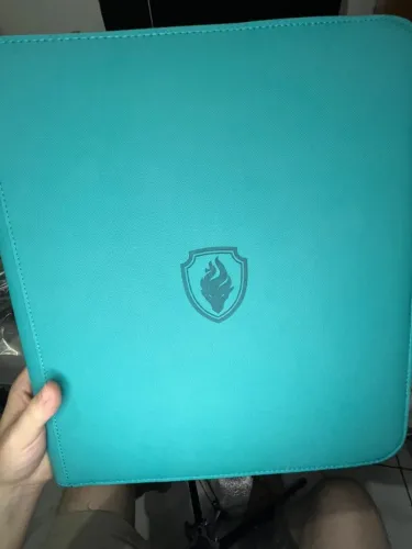 Fichário para Cartas Colecionáveis com 12 Bolsos, Álbum de Cartas com Zíper que Armazena 4