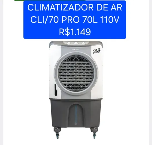 Climatizador de Ar Ventisol Pro70 /70L voltagem 110V