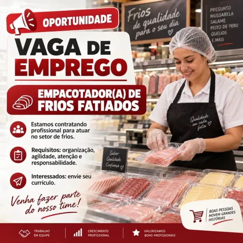 Vagas para empacotador( a)