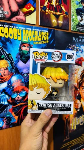 Funko zenitsu castelo infinito demon slayer