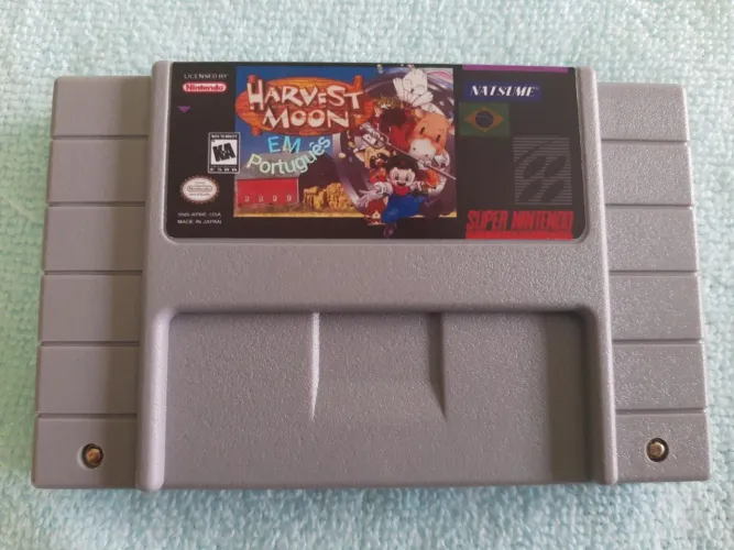Harvest moo cartucho repro snes PCB((placa)) original.