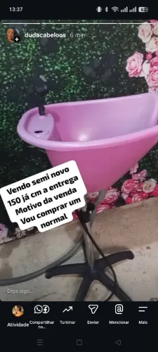 lavatório portátil