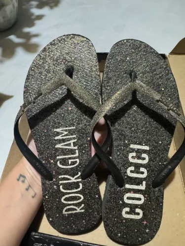 Chinelo Colcci Rock Glam Glitter