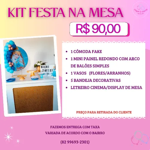 Pegue e monte ?Festa na mesa?