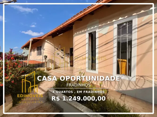 Casa Espetacular em Fradinhos: 3 Quartos, Suíte e Churrasqueira
