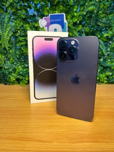 iPhone 14 Pro Max Esim   512GB 86% saúde da bateria  Cor Deep purple   3 meses de garantia