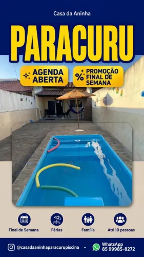 Casa em Paracuru com piscina
