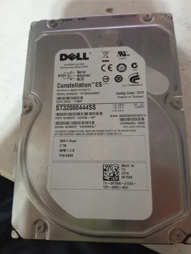 Hd SAS DELL 2TB