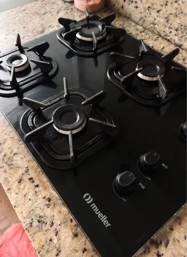Cooktop 4 bocas a gás