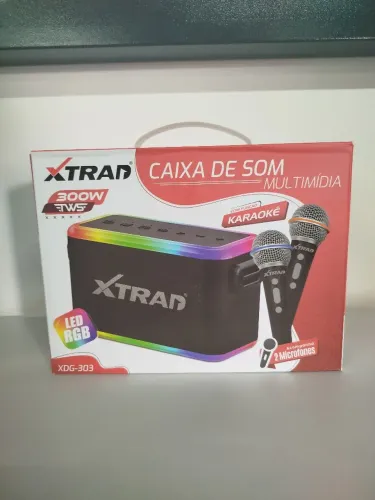 CAIXA DE SOM KARAOKE MULTIMÍDIA 300W