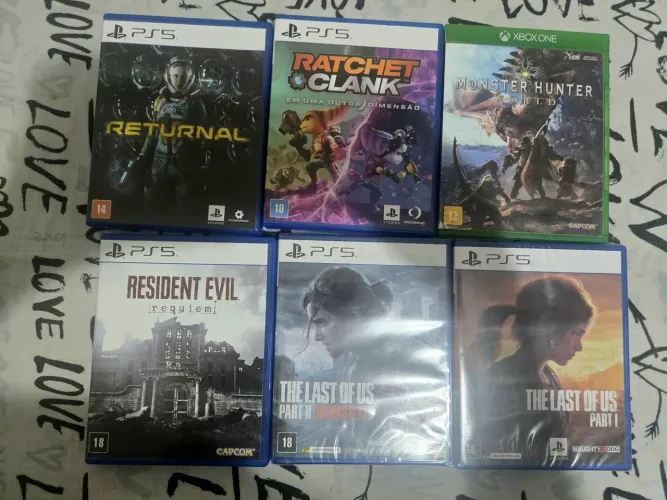 Lote de 5 JOGOS de PS5