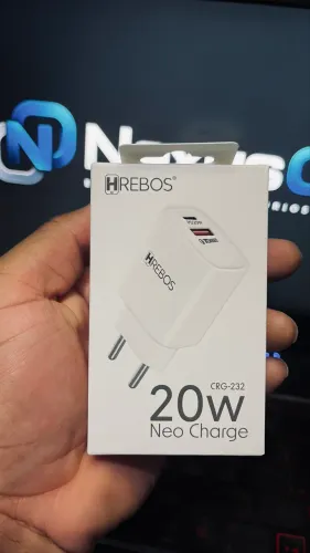Fonte de carregador Turbo 20W entrada Dupla