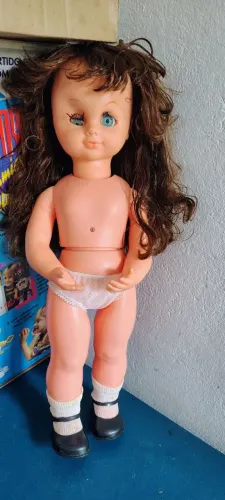 Boneca mãezinha antiga importada 