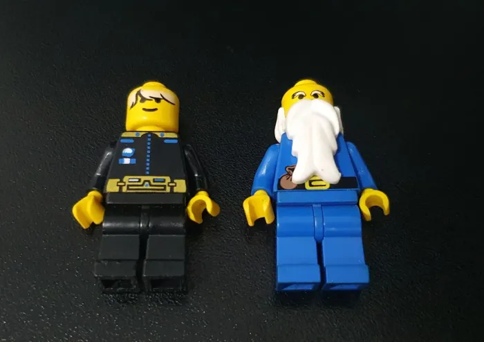 LEGO LUKE SKY WALKER E MAGO MERLIN ANOS 90 OROGINAL