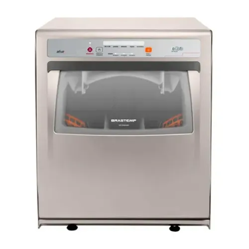 Lava-Louças Brastemp Prata com 08 Serviços, 05 Programas de Lavagem e Painel Blue Touch - 