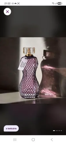 Perfume Glamour secrets black o boticário