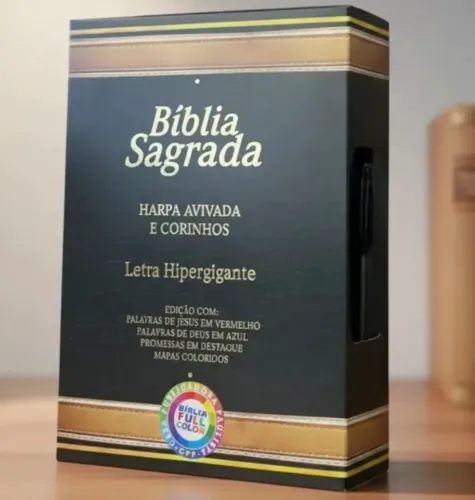 Bíblias Com Harpa Letra Hipergigante (Novas E Lacradas)