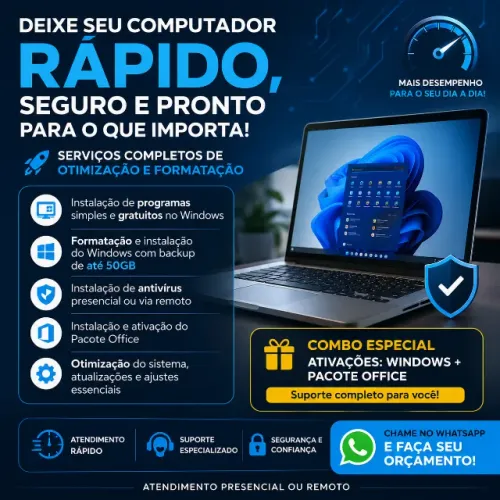 ? Seu computador está lento, travando ou cheio de erros?