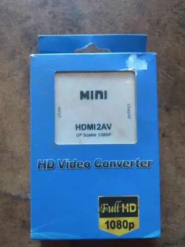 Conversor hdmi pra ligar tvbox na tv de tubo