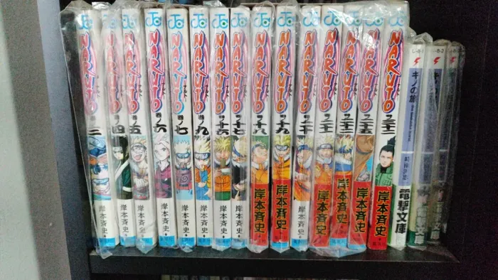 Mangás Naruto em japonês