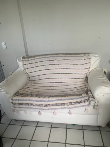 Sofá vintage branco