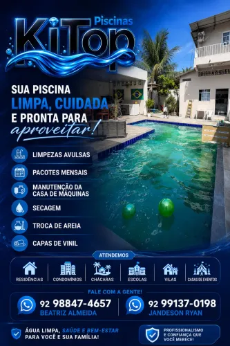 Limpeza de Piscina - Piscineiro