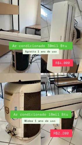 Ar condicionado 18 mil btu MIDEA