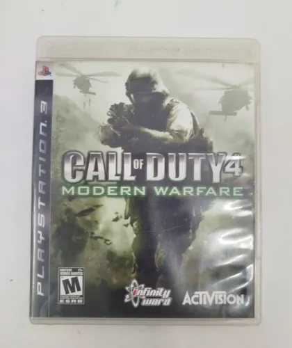 Jogo de PS3 mídia física call of duty 4 