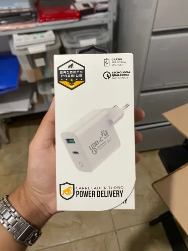 Carregador Turbo Power Delivery Gahield 20W