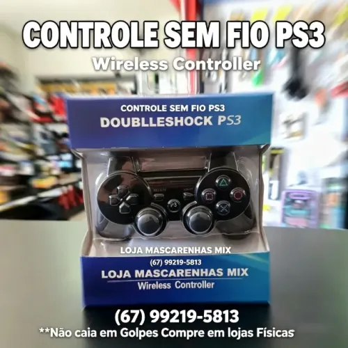 Controle Para Vídeo Game Sem Fio Ps3 Cod: 0133