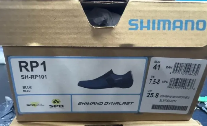 SAPATILHA SHIMANO RP101 41EUR AZUL SEMINOVA