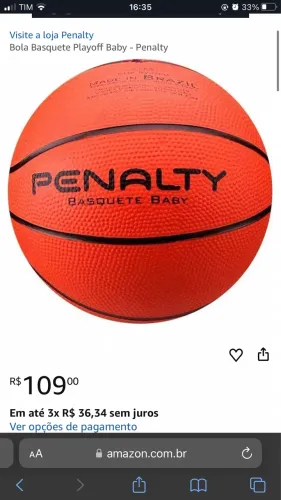 Bola basquete playoff Baby - penalty