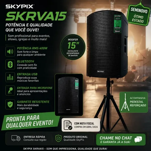 Caixa skypix 15 pol