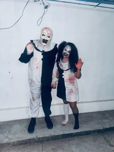 Aluguel de fantasia dupla terrifier