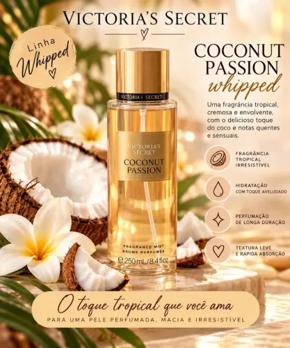 Body Splash Coconut Passion Whipped Victoria's Secret ORIGINAL