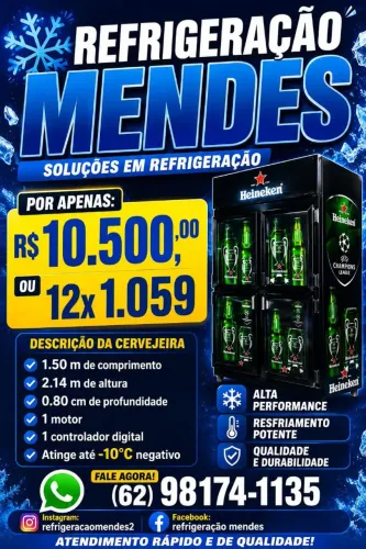 Camara fria 4 portas