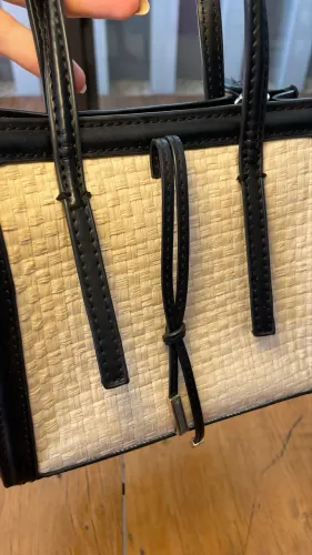bolsa de palha zara