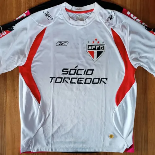 camisa original 2006 são paulo fc reebok branca sócio torcedor tamanho p spfc