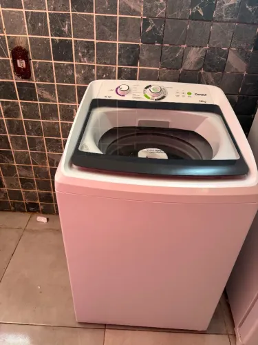 Máquina de Lavar Na Compra Leva uma Cabeceira Com Baú Acoplado.