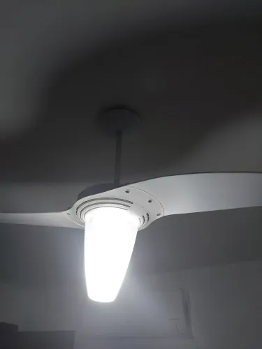 VENTILADOR DE TETO SPIRIT 201 LUSTRE CÔNICO