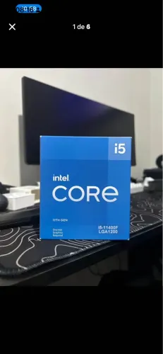 Processador intel core i5 11400f (NUNCA USADO)