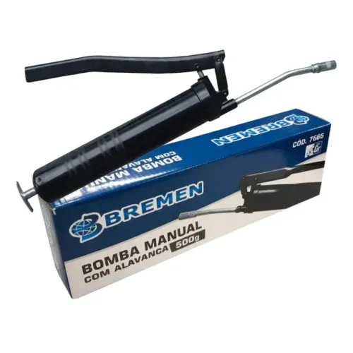 Graxeira Bomba Manual De Alavanca Lateral 500g Bremen