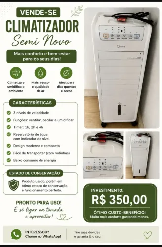 Vendo climatizador de ar