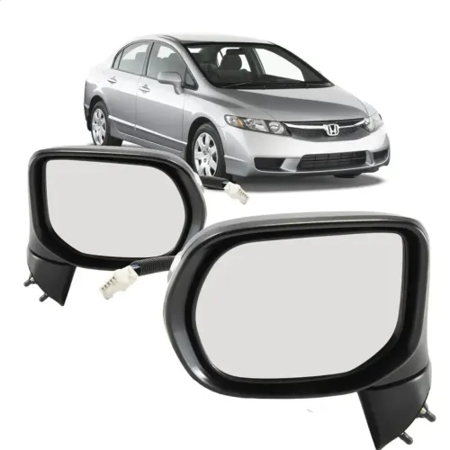 Retrovisor Esquerdo Elétrico Original Honda Civic 2007 a 2011