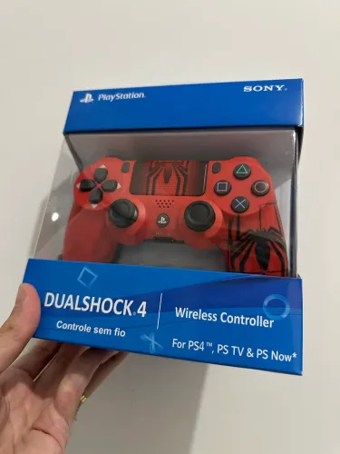 Controle Ps4 Spider Man Homem Aranha Exclusivo