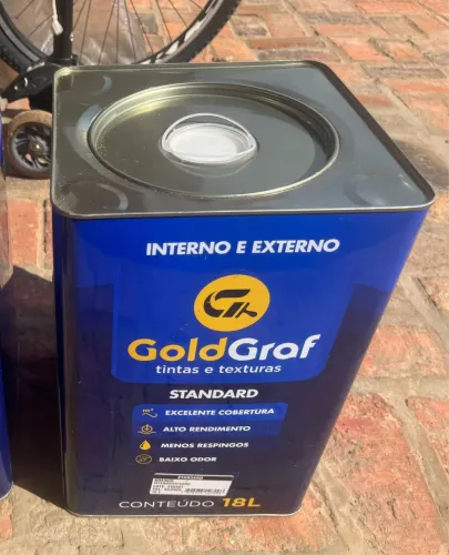 Tinta branca 18 Litros interna e externa Gold Graf
