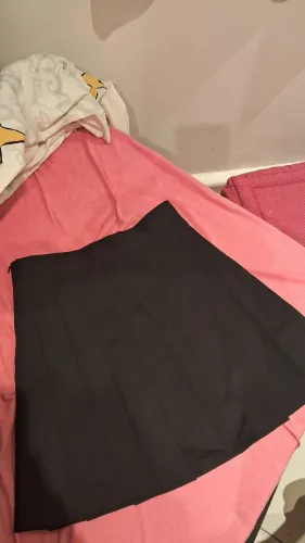 Saia colegial preta (NOVA)