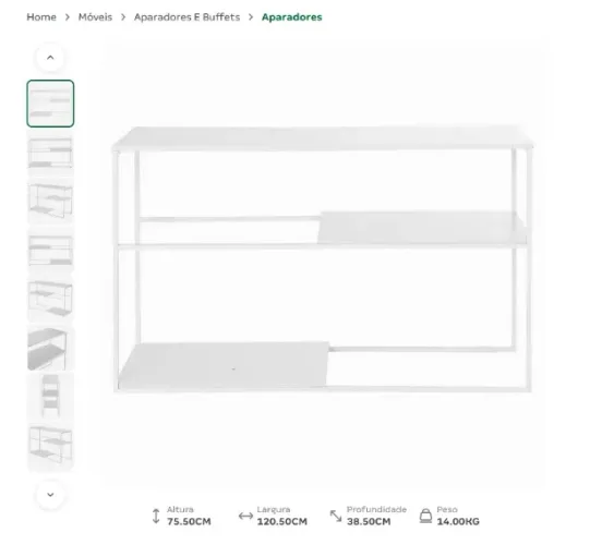 Aparador Phine: O único que equilibra suas contas (e suas chaves) com estilo!