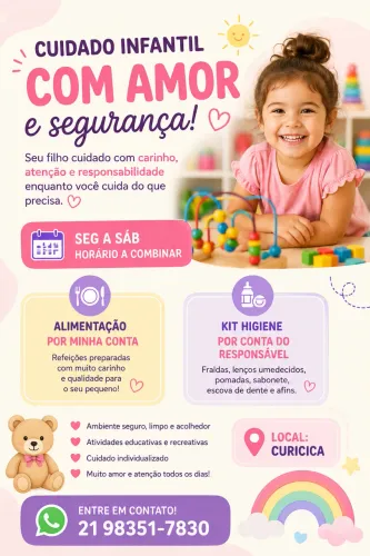 Toma-se conta de crianças